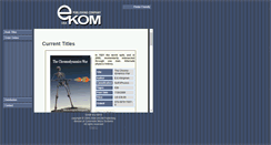 Desktop Screenshot of ekom.com