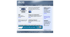Desktop Screenshot of ekom.no