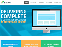 Tablet Screenshot of ekom.com.au