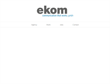 Tablet Screenshot of ekom.de